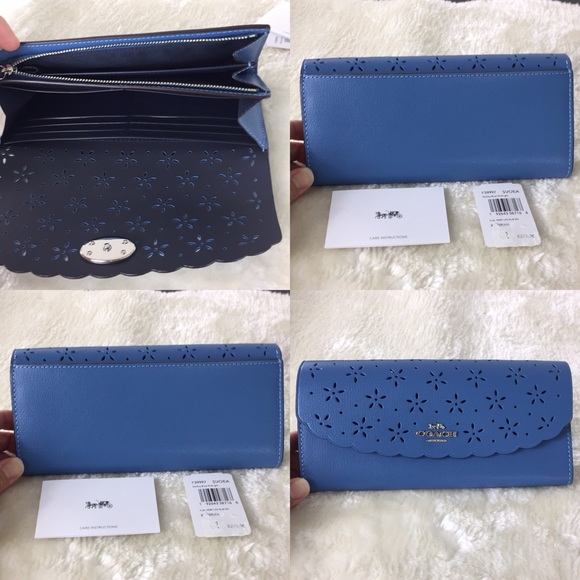 Coach Laser Cut Wallet - Picture 4 of 4